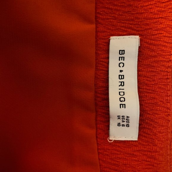 BEC&BRIDGE Isis Angle Mini Dress (Sz 6) - Picture 5 of 6